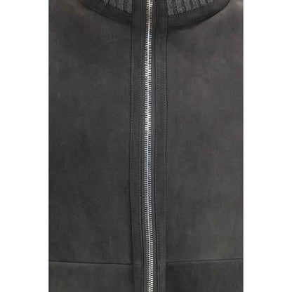 Gray Wool Oves Aries Full-Length Jacket