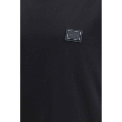 Black Cotton T-Shirt