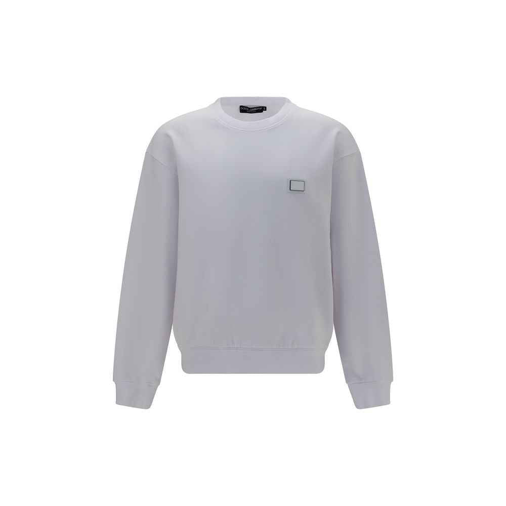 White Cotton Sweatshirt