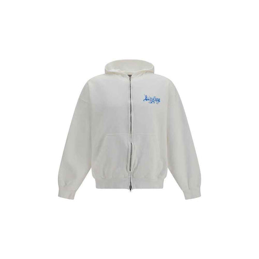 White Cotton Sweatshirt