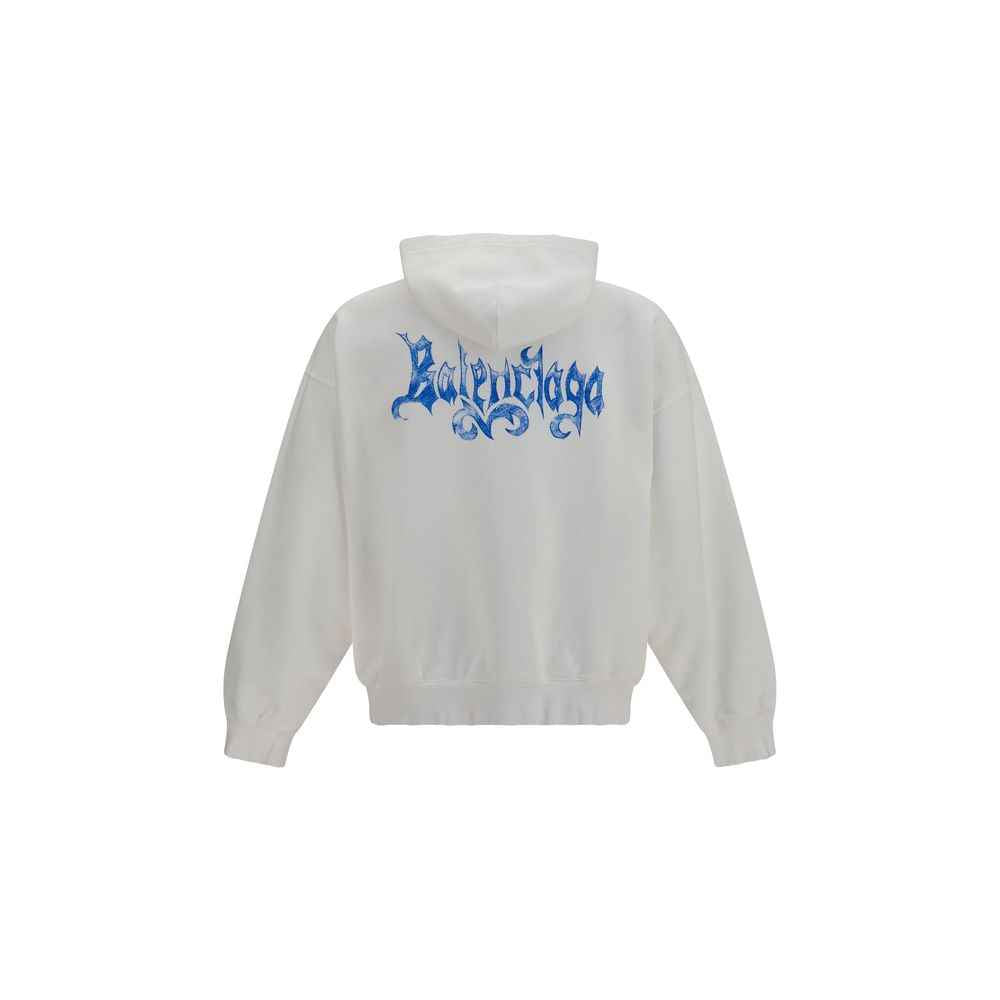 White Cotton Sweatshirt