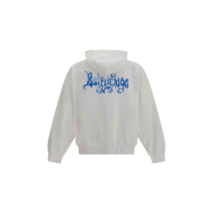 White Cotton Sweatshirt