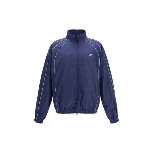 Blue Cotton Shell Jacket