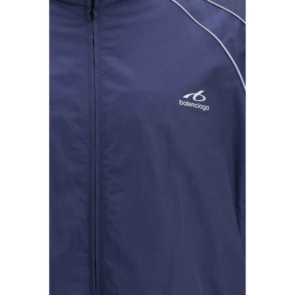 Blue Cotton Shell Jacket