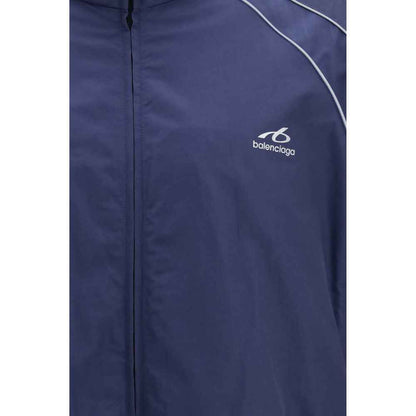 Blue Cotton Shell Jacket