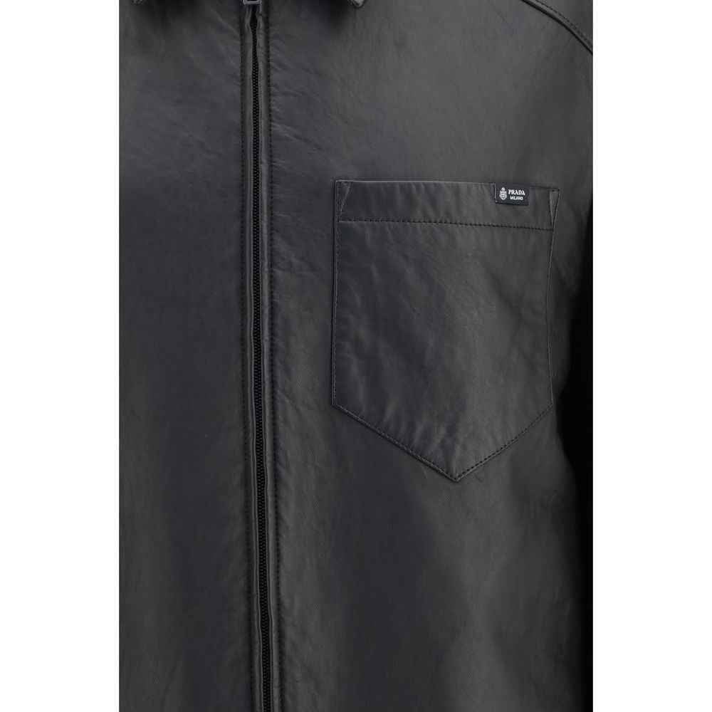 Black Lamb Ovis Aries Aries Leather Jacket