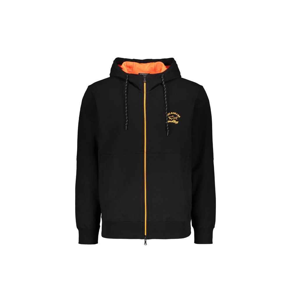 Black Cotton Sweatshirt
