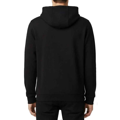 Black Cotton Hoodie