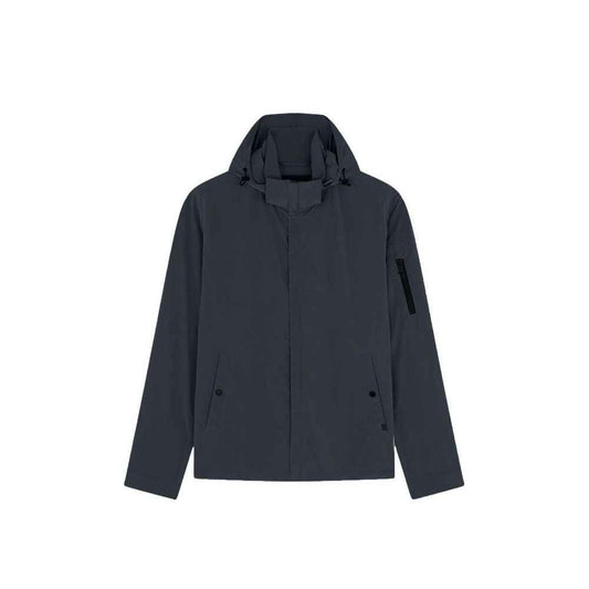 Gray Nylon Shell Jacket