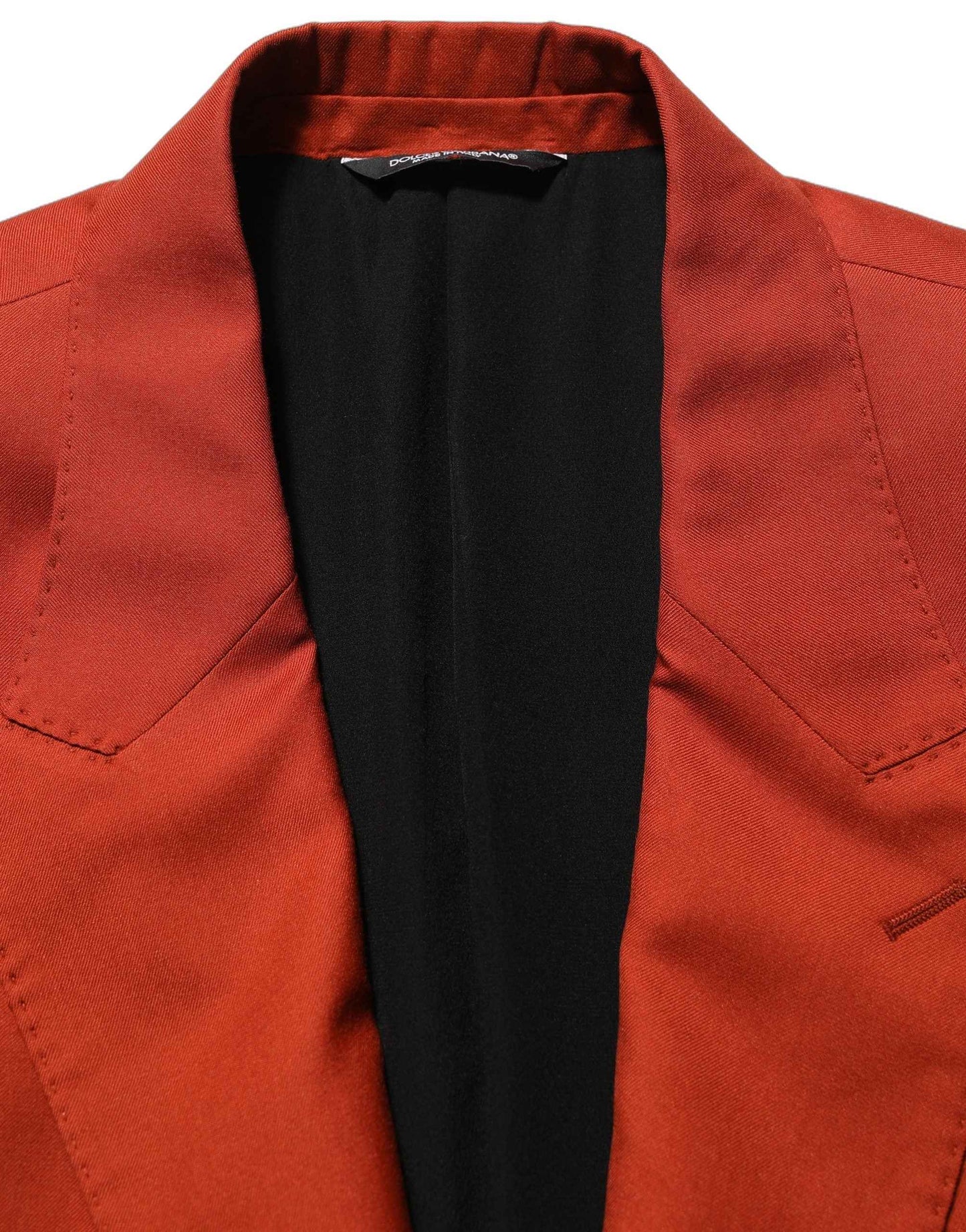 Red Cashmere Single Breasted Blazer Jacket
