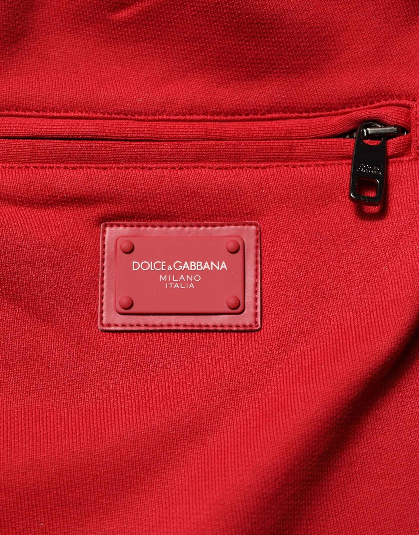 Red DG Logo Cotton Jogger Men Sweatpants Pants