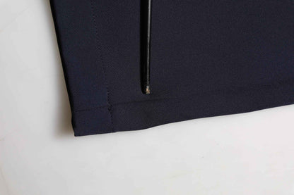 Dark Blue Drawstring Nylon Jogger Sweatpants Pants