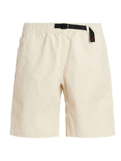 Beige Cotton Bermuda Shorts