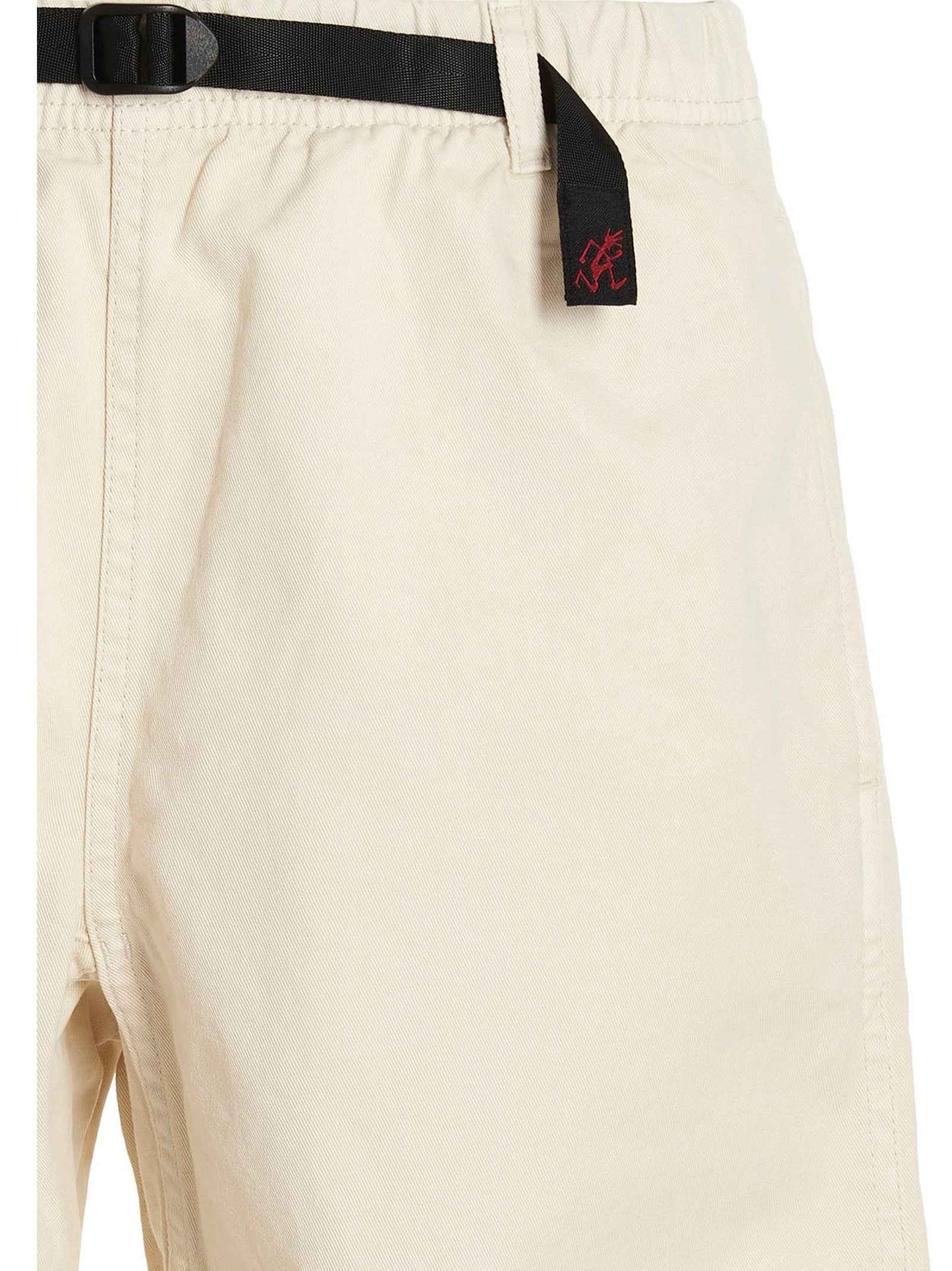 Beige Cotton Bermuda Shorts