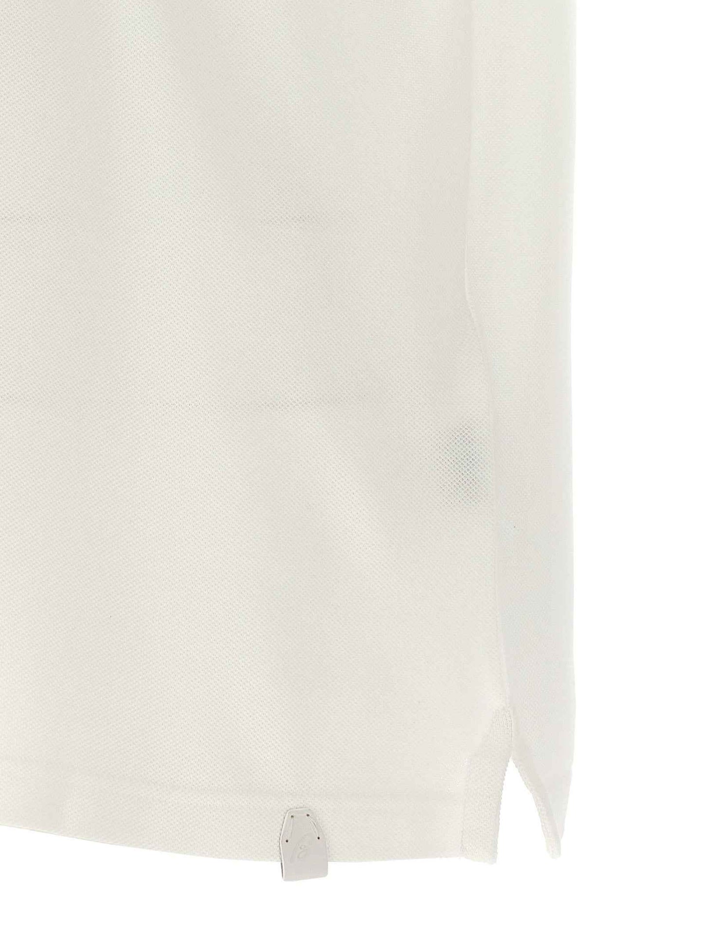 White Cotton Polo Shirt