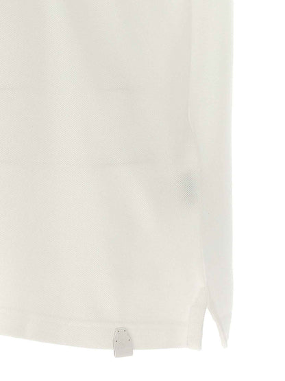 White Cotton Polo Shirt