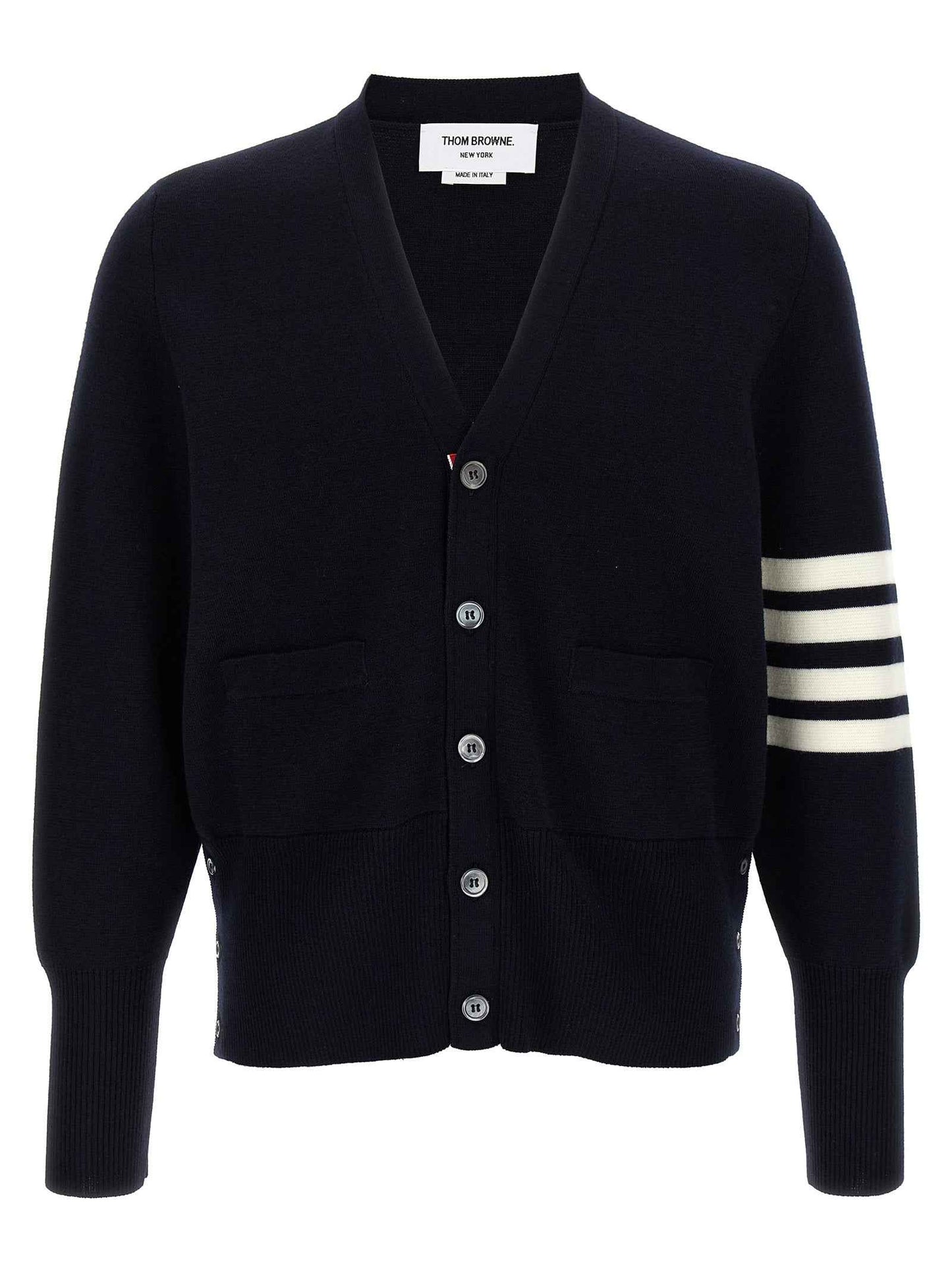 Blue Virgin Wool Cardigan