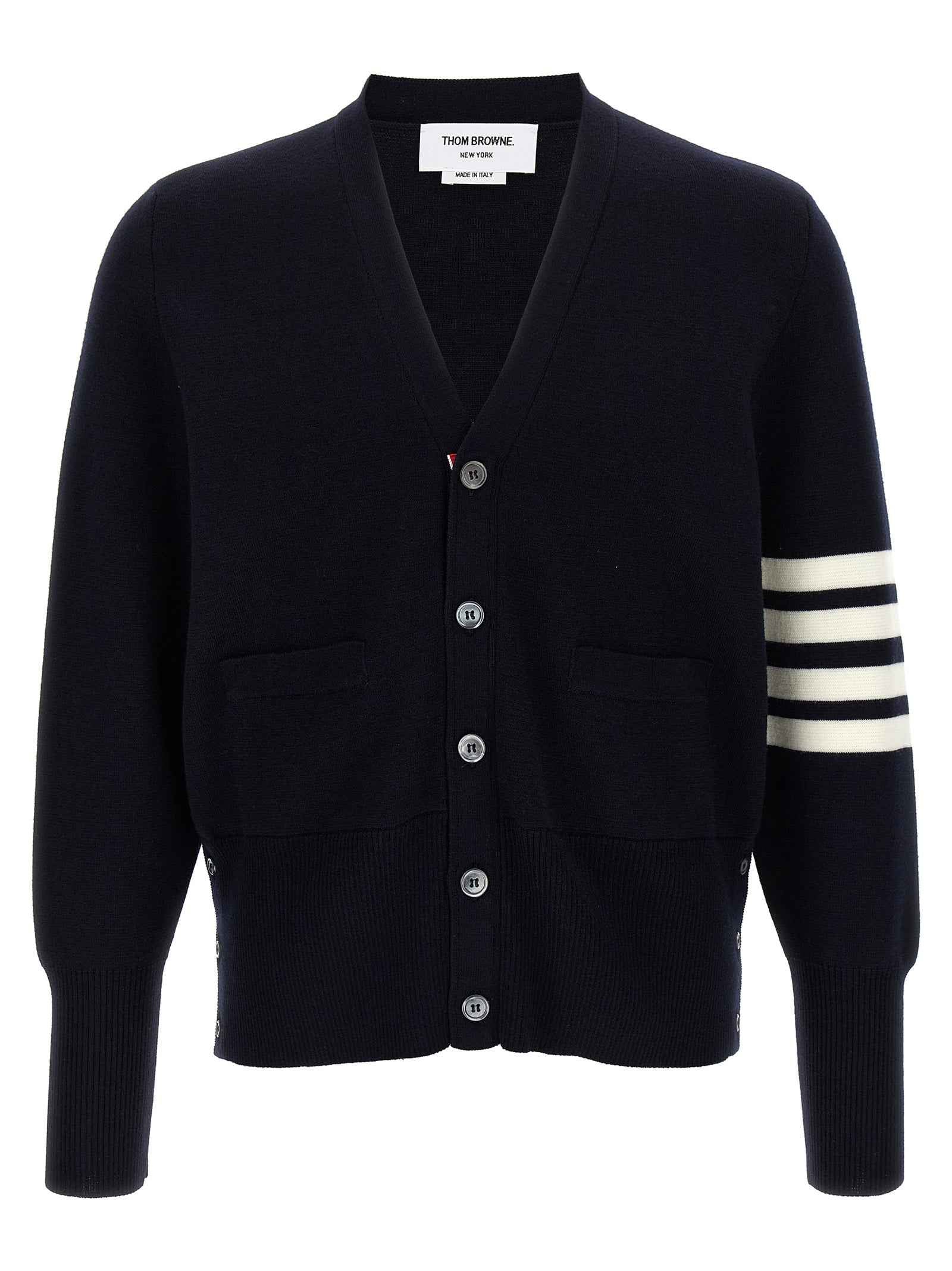 Blue Virgin Wool Cardigan