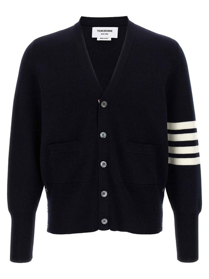 Blue Virgin Wool Cardigan