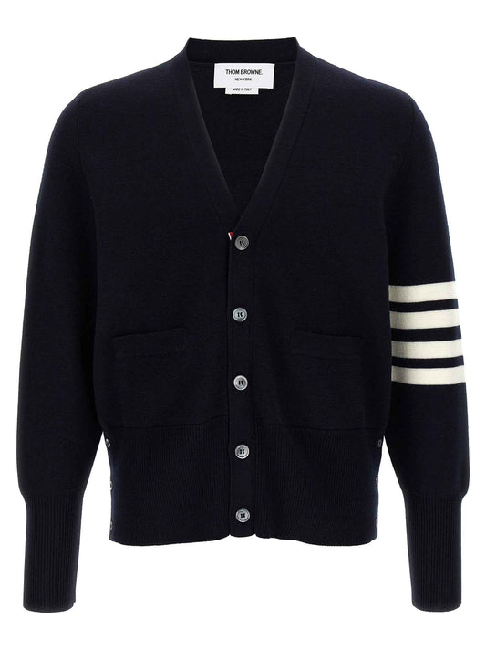Blue Virgin Wool Cardigan