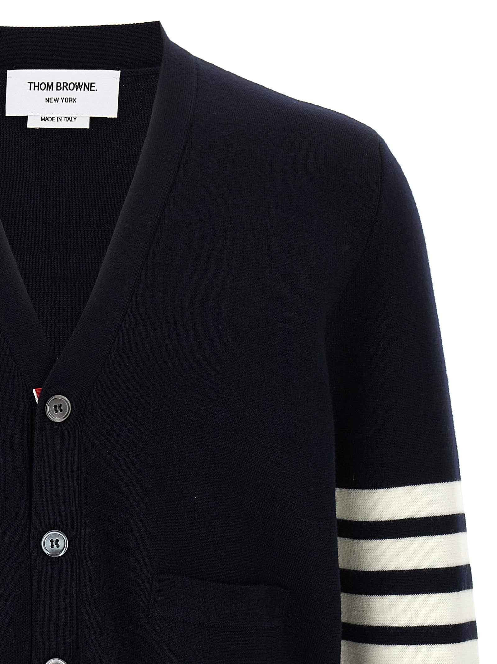 Blue Virgin Wool Cardigan