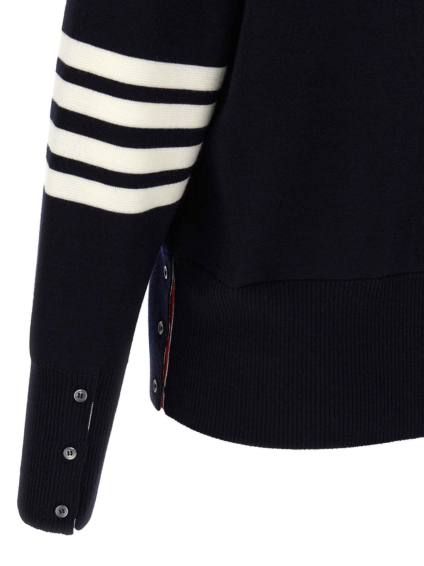 Blue Virgin Wool Cardigan