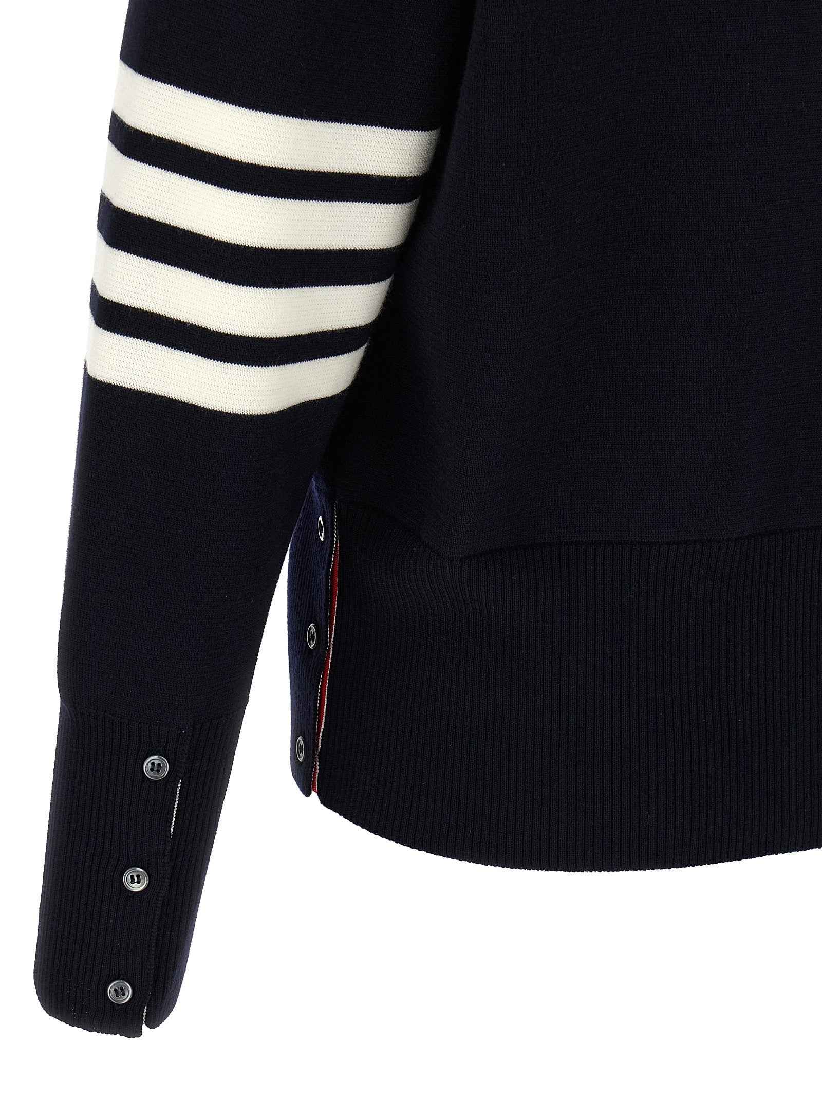 Blue Virgin Wool Cardigan