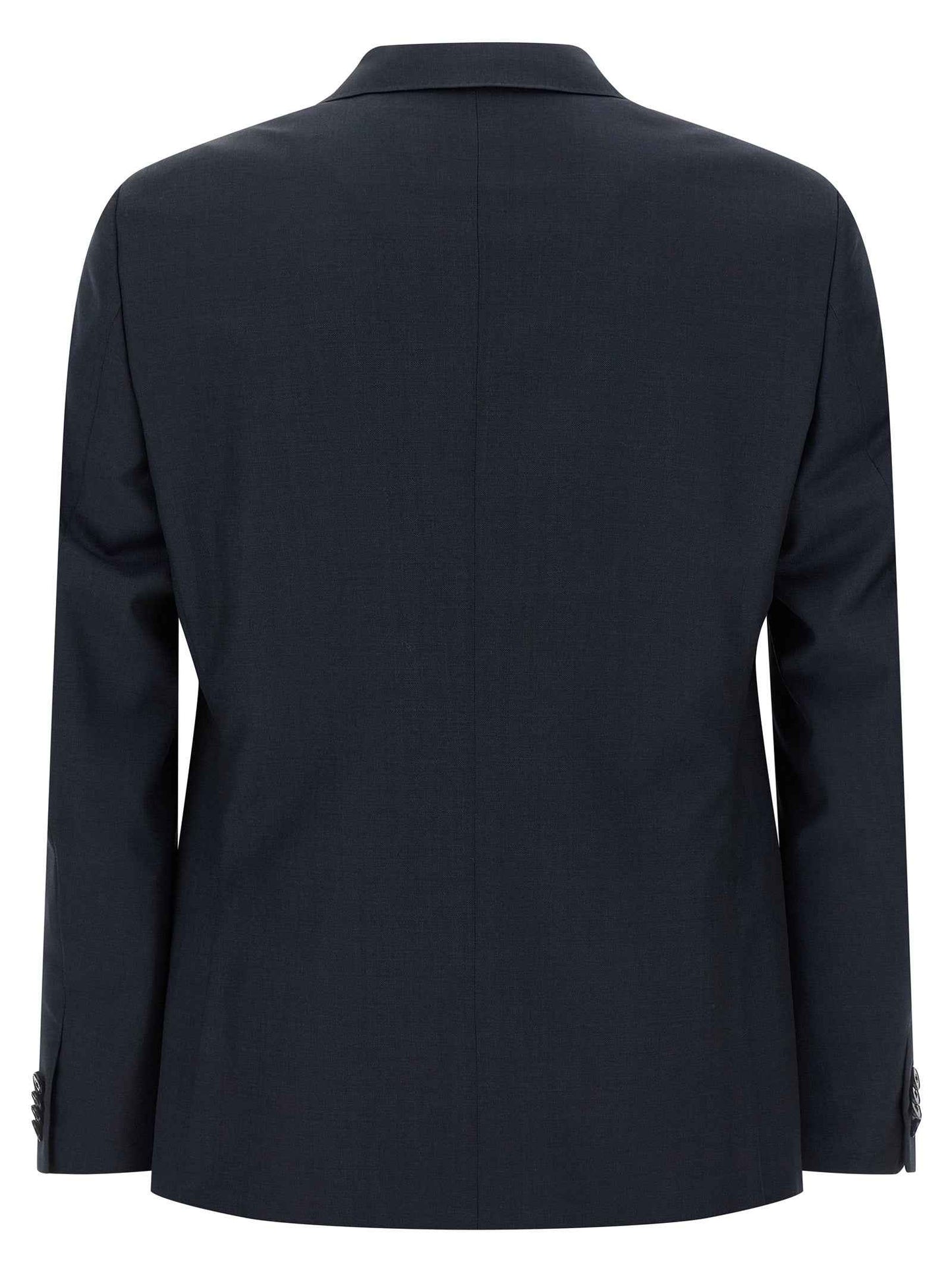 Blue Wool Two-Piece Suit