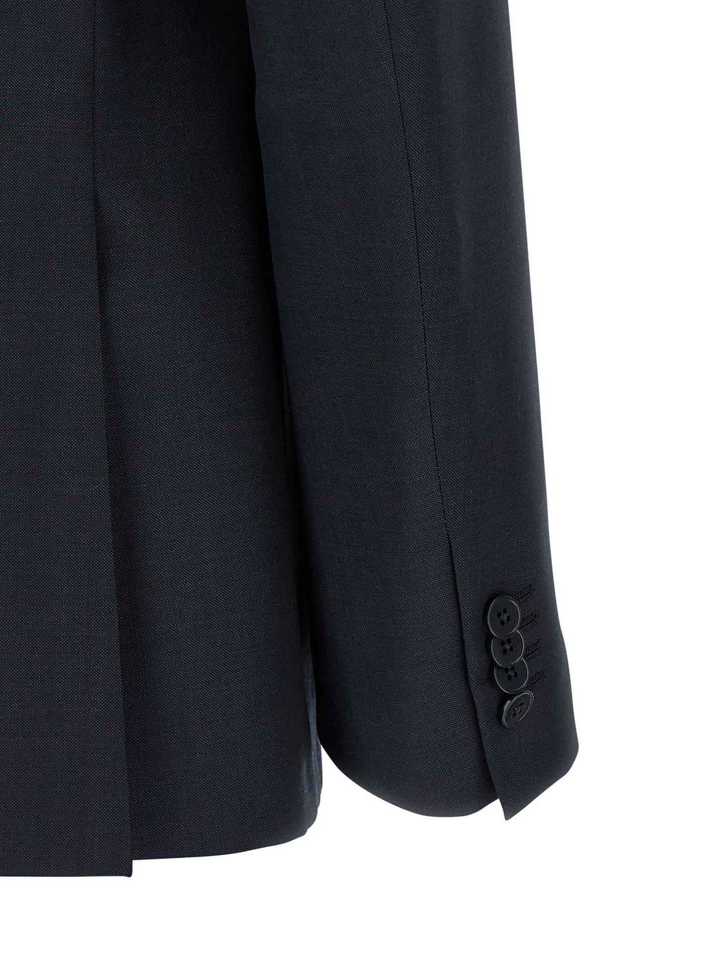 Blue Wool Two-Piece Suit