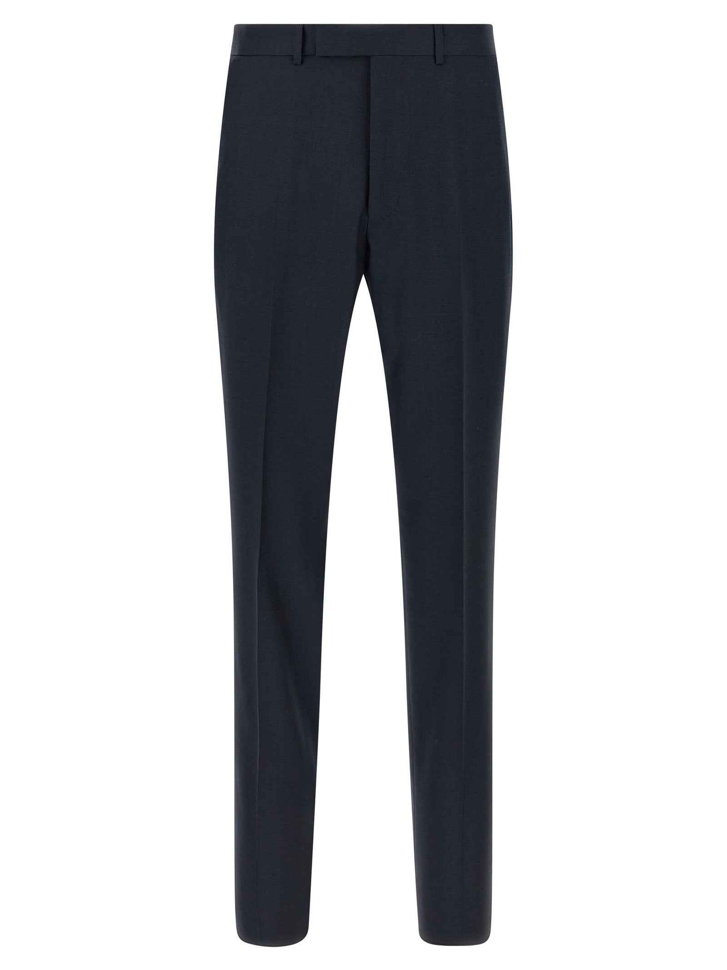 Blue Wool Two-Piece Suit