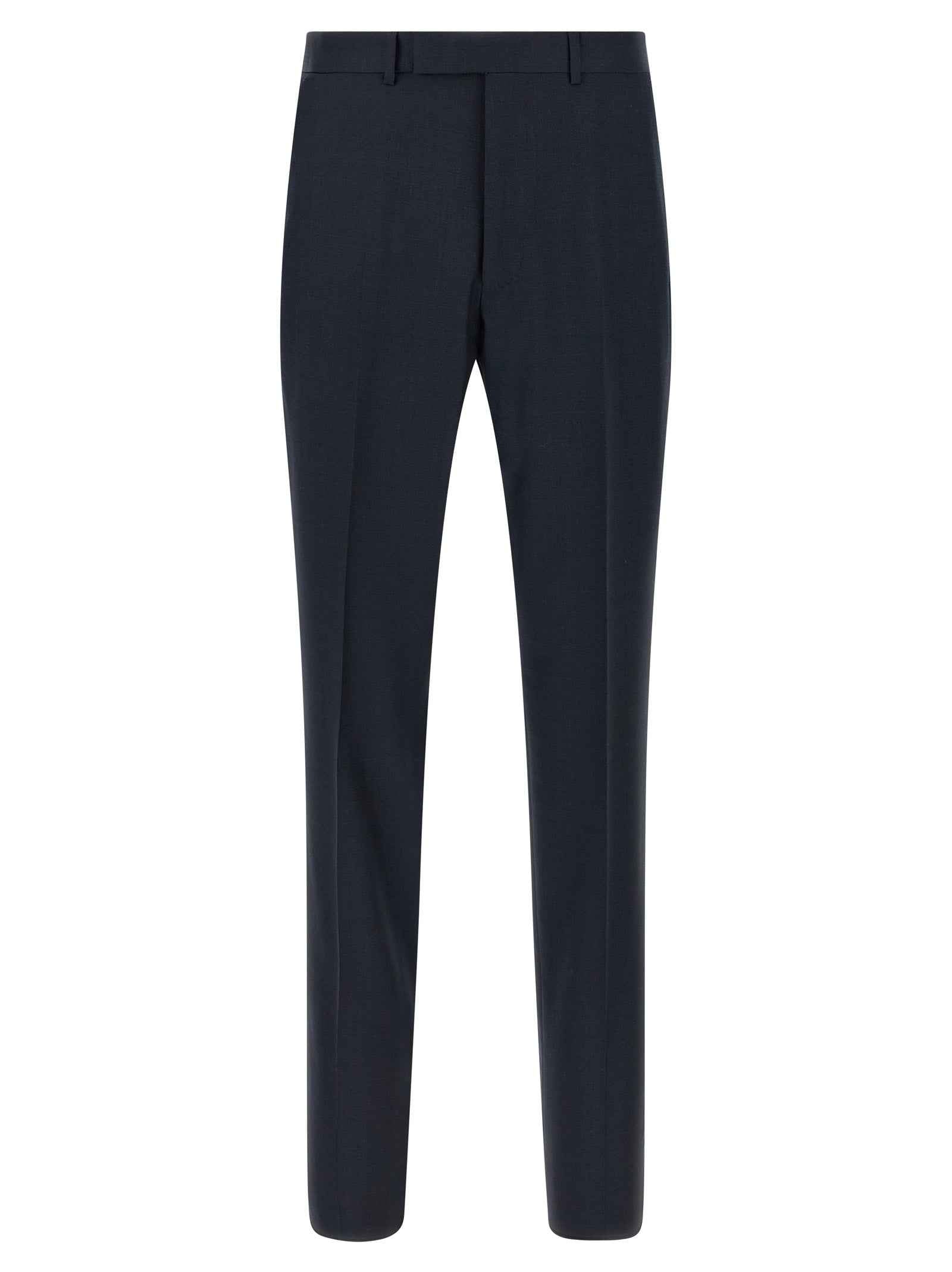 Blue Wool Two-Piece Suit