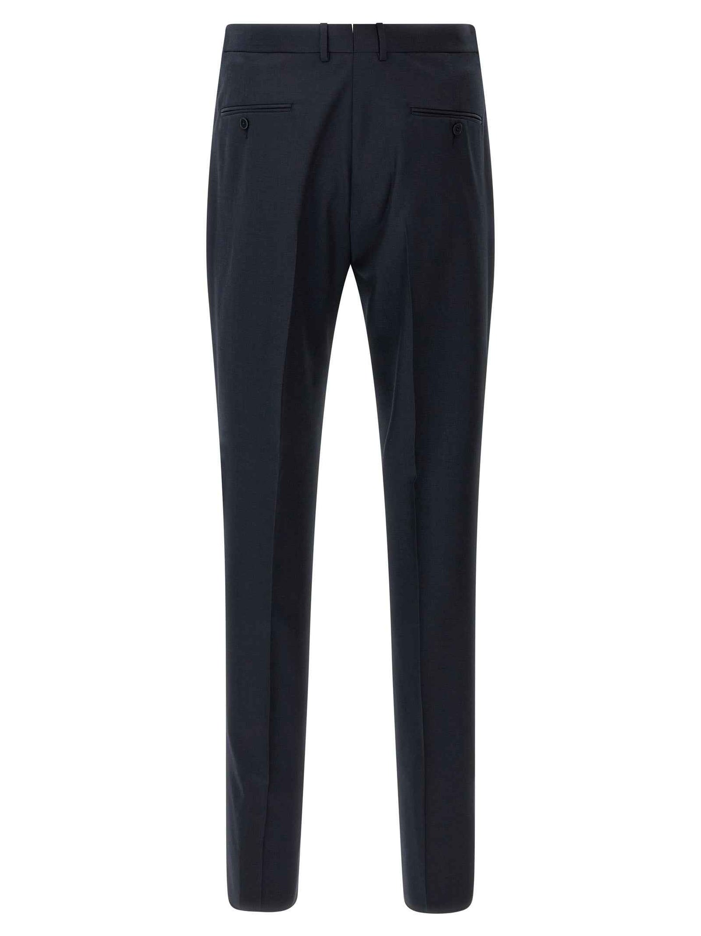 Blue Wool Two-Piece Suit