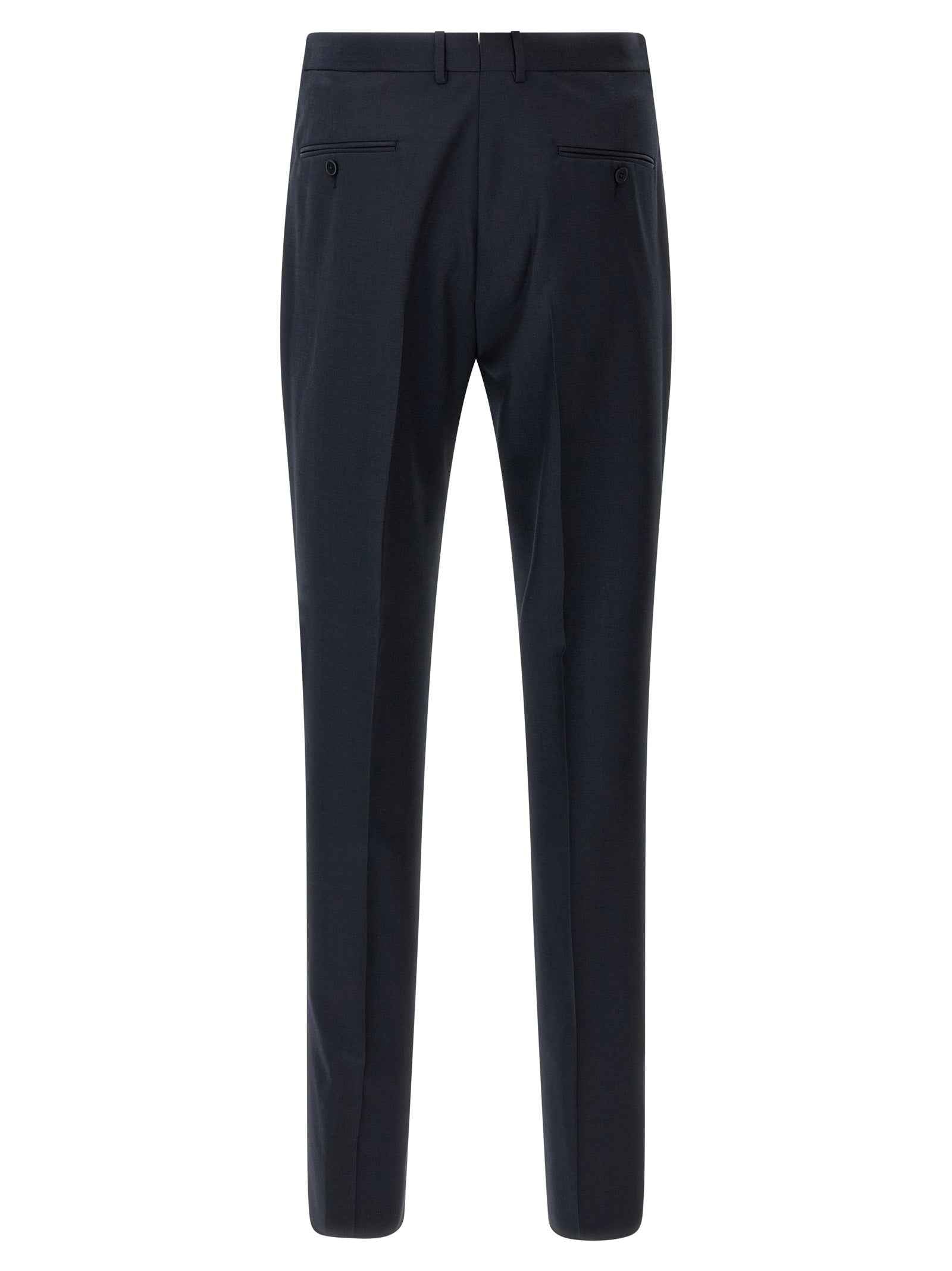 Blue Wool Two-Piece Suit