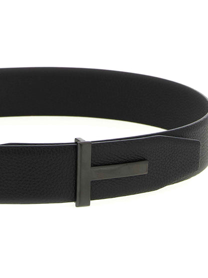 Black Calfskin Belt