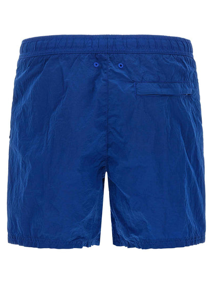 Blue Polyamide Swim Shorts