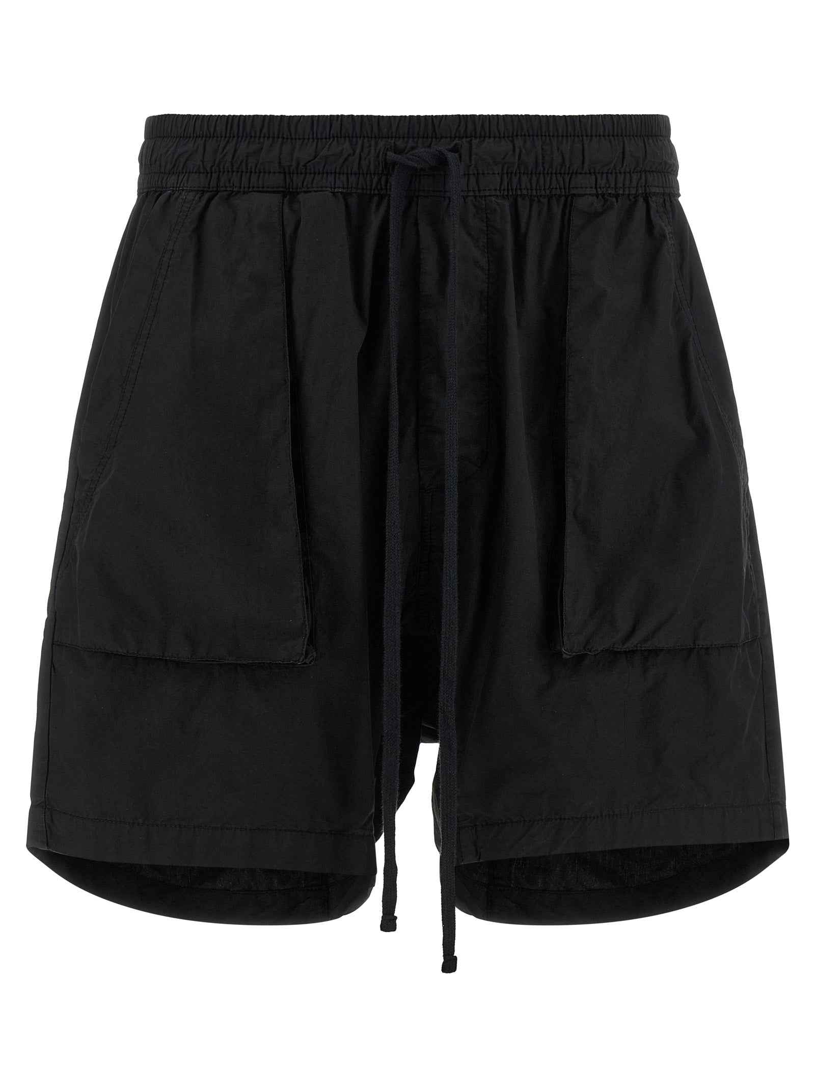 Black Organic Cotton Bermuda Shorts