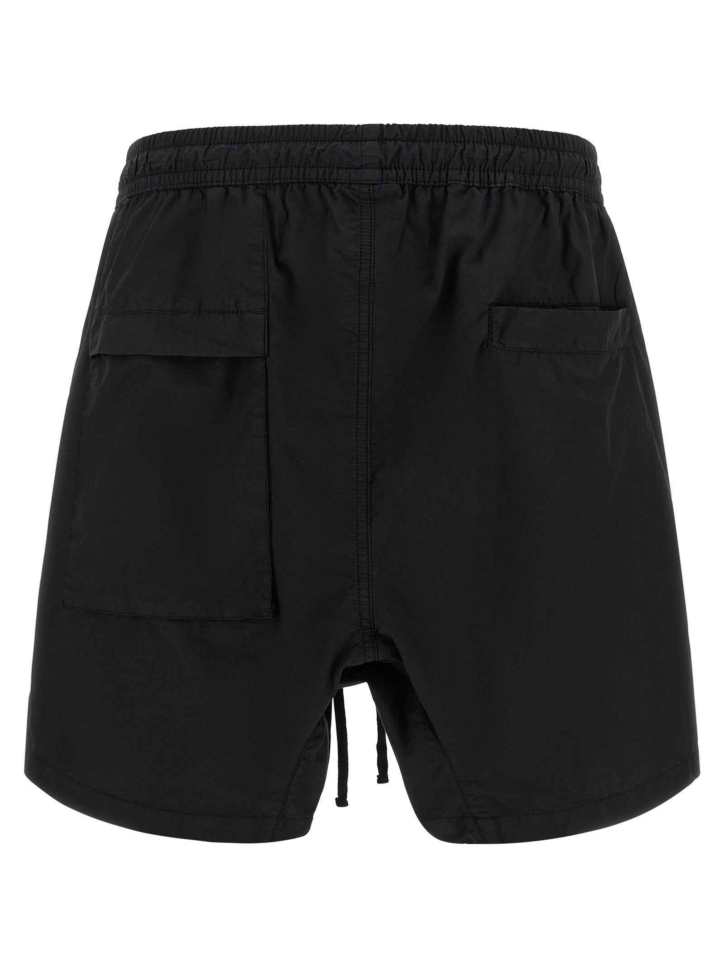 Black Organic Cotton Bermuda Shorts