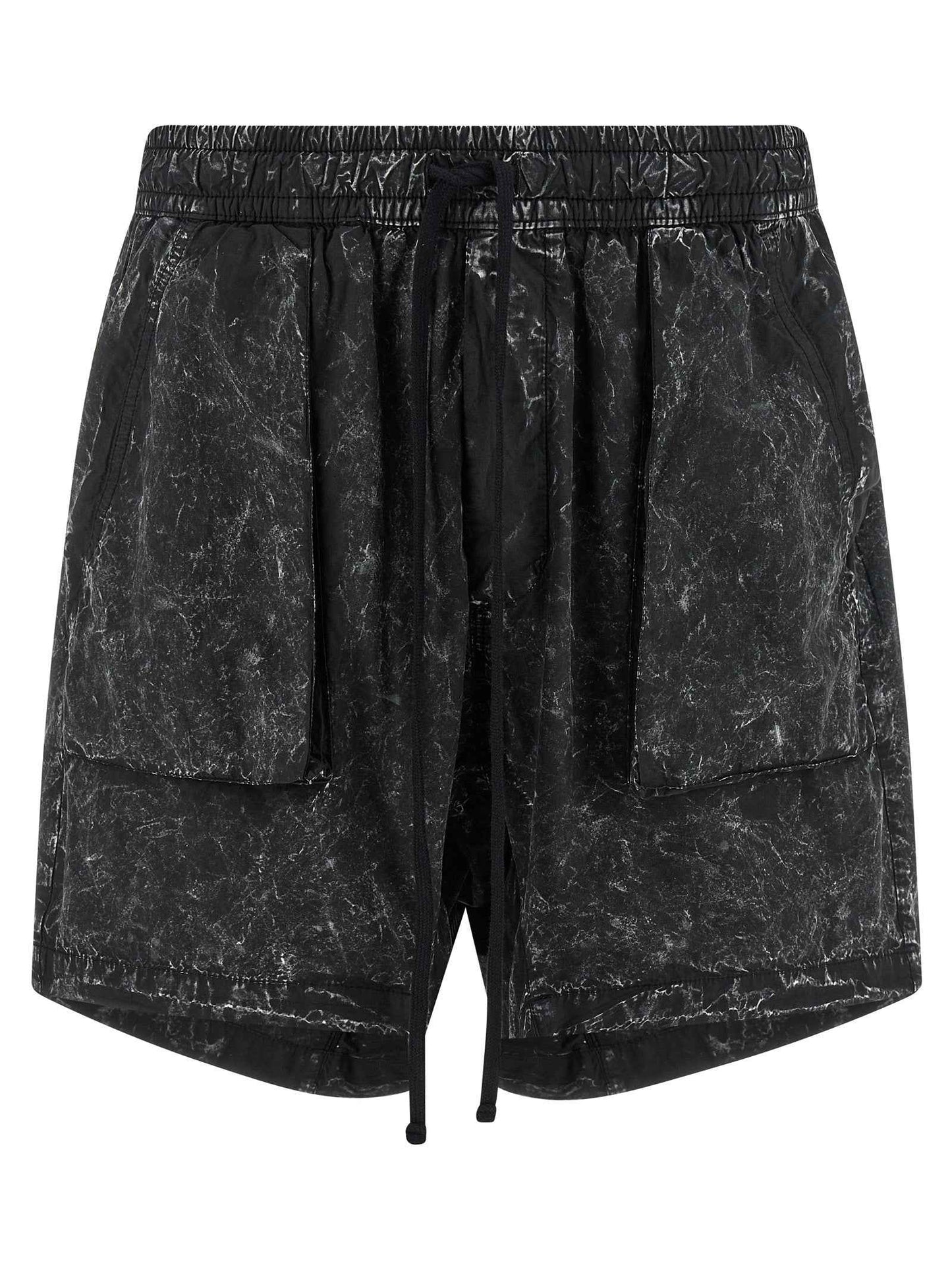 Black Organic Cotton Bermuda Shorts