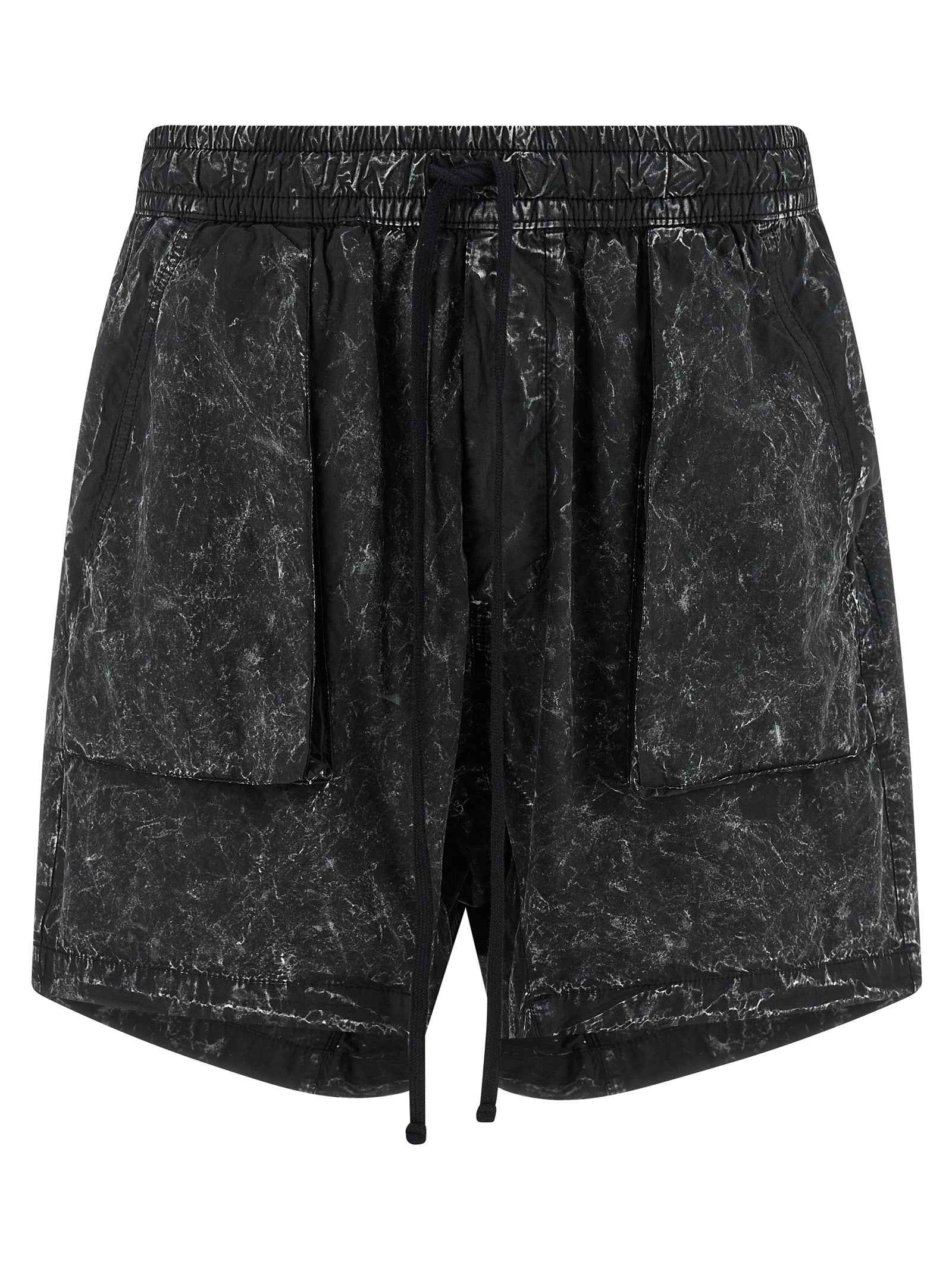 Black Organic Cotton Bermuda Shorts