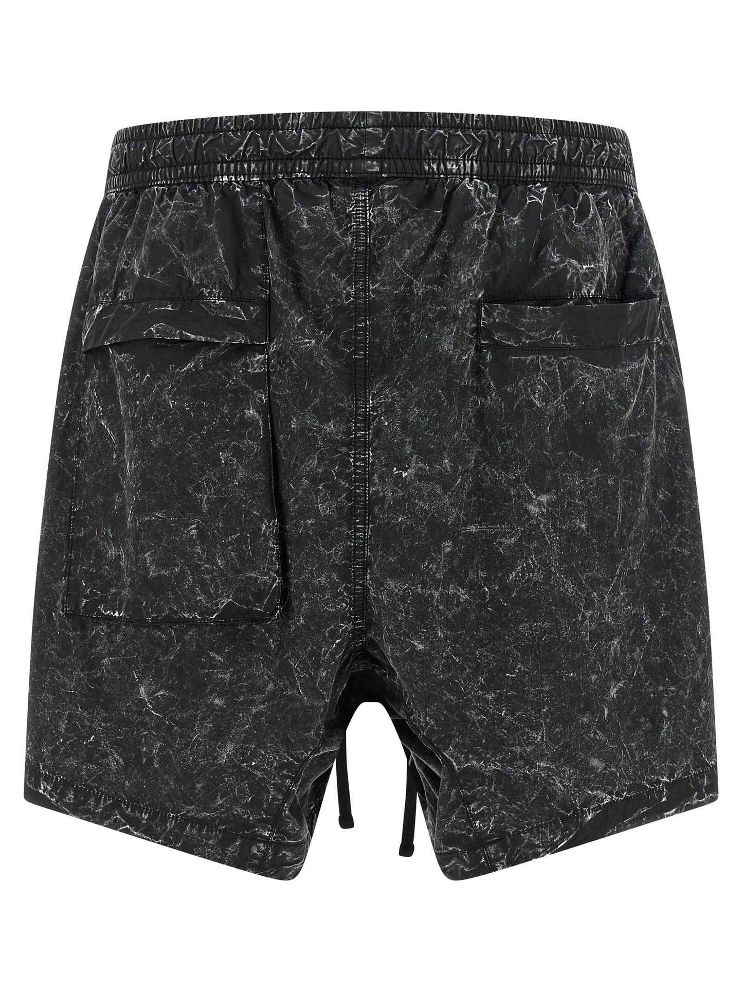 Black Organic Cotton Bermuda Shorts