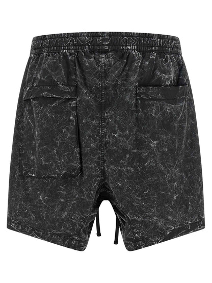 Black Organic Cotton Bermuda Shorts