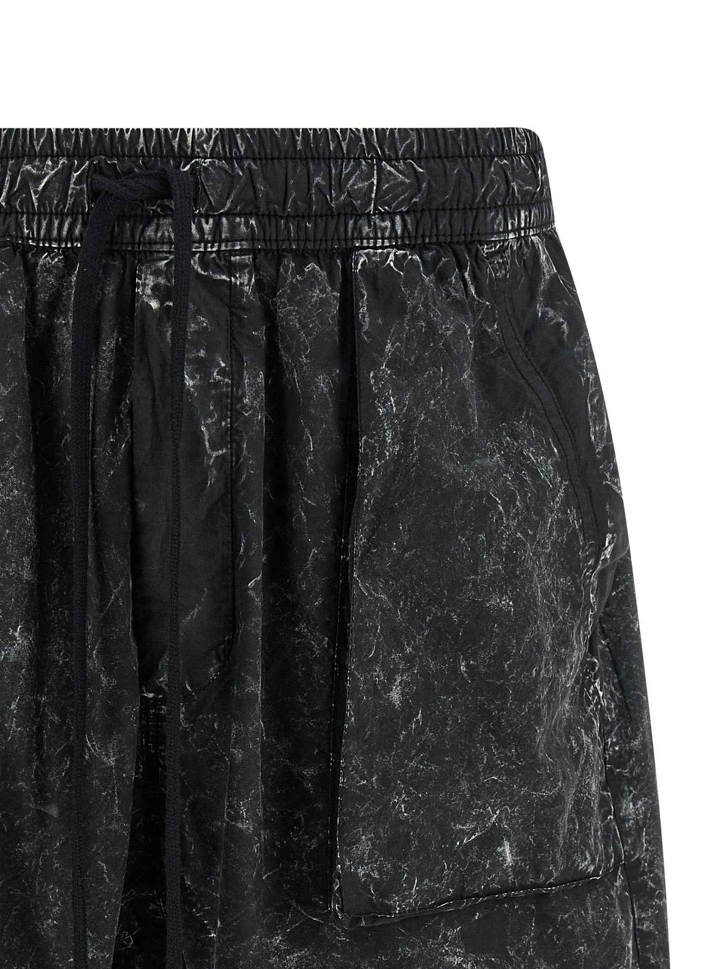 Black Organic Cotton Bermuda Shorts