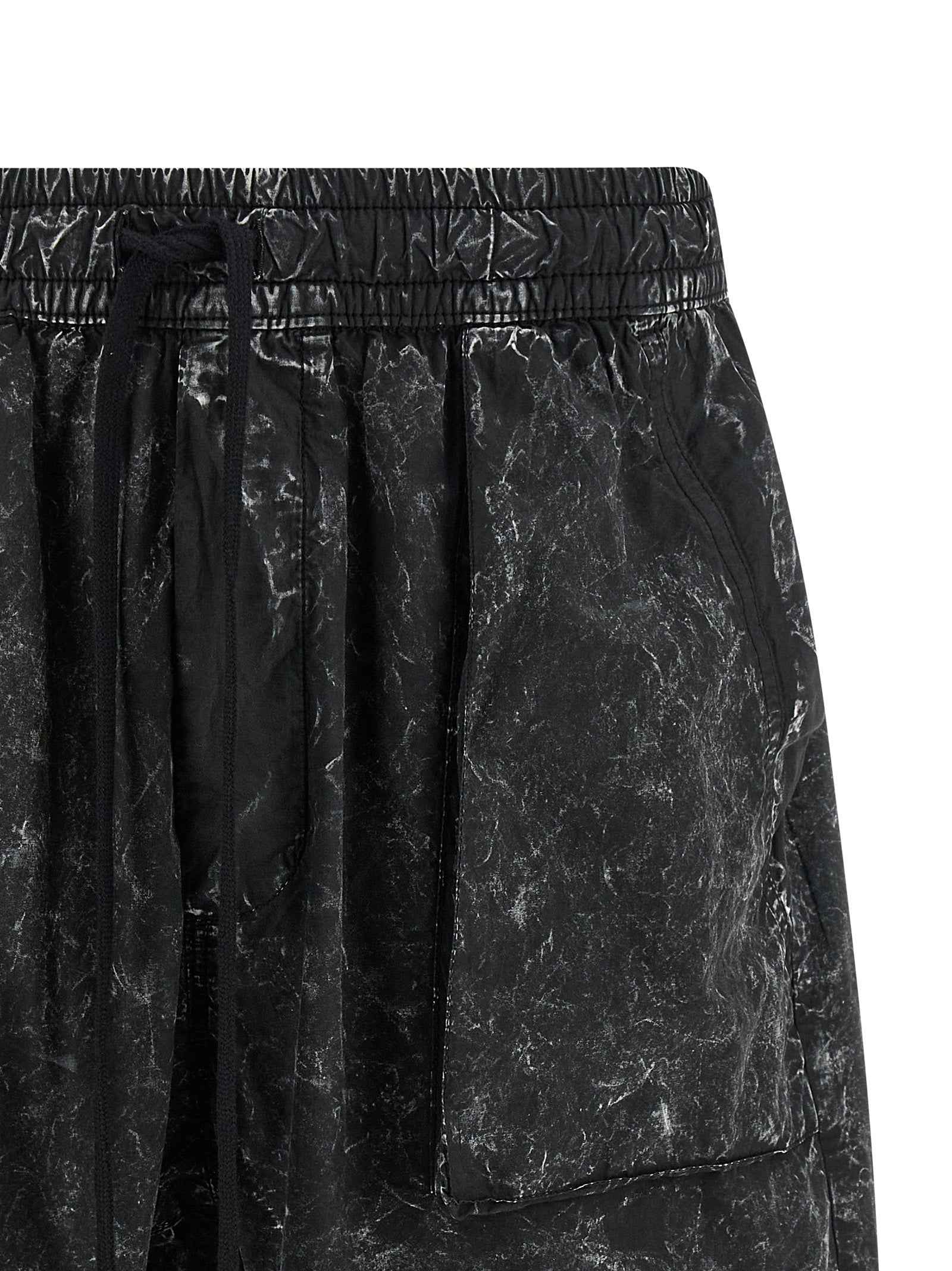 Black Organic Cotton Bermuda Shorts
