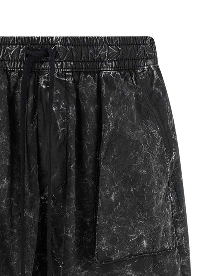 Black Organic Cotton Bermuda Shorts