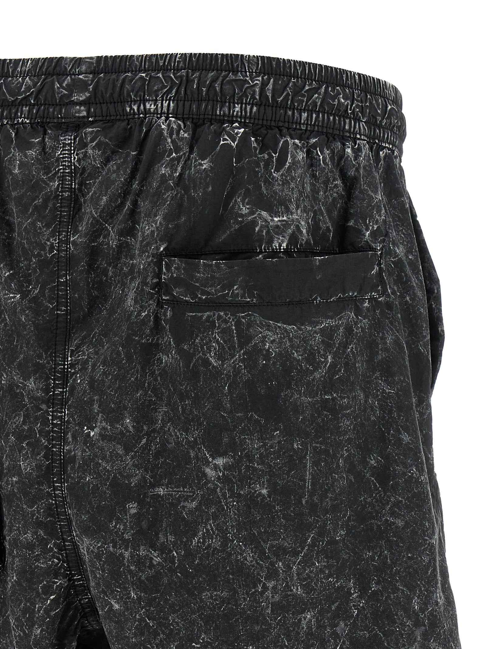 Black Organic Cotton Bermuda Shorts