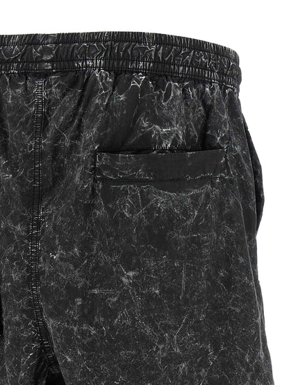 Black Organic Cotton Bermuda Shorts