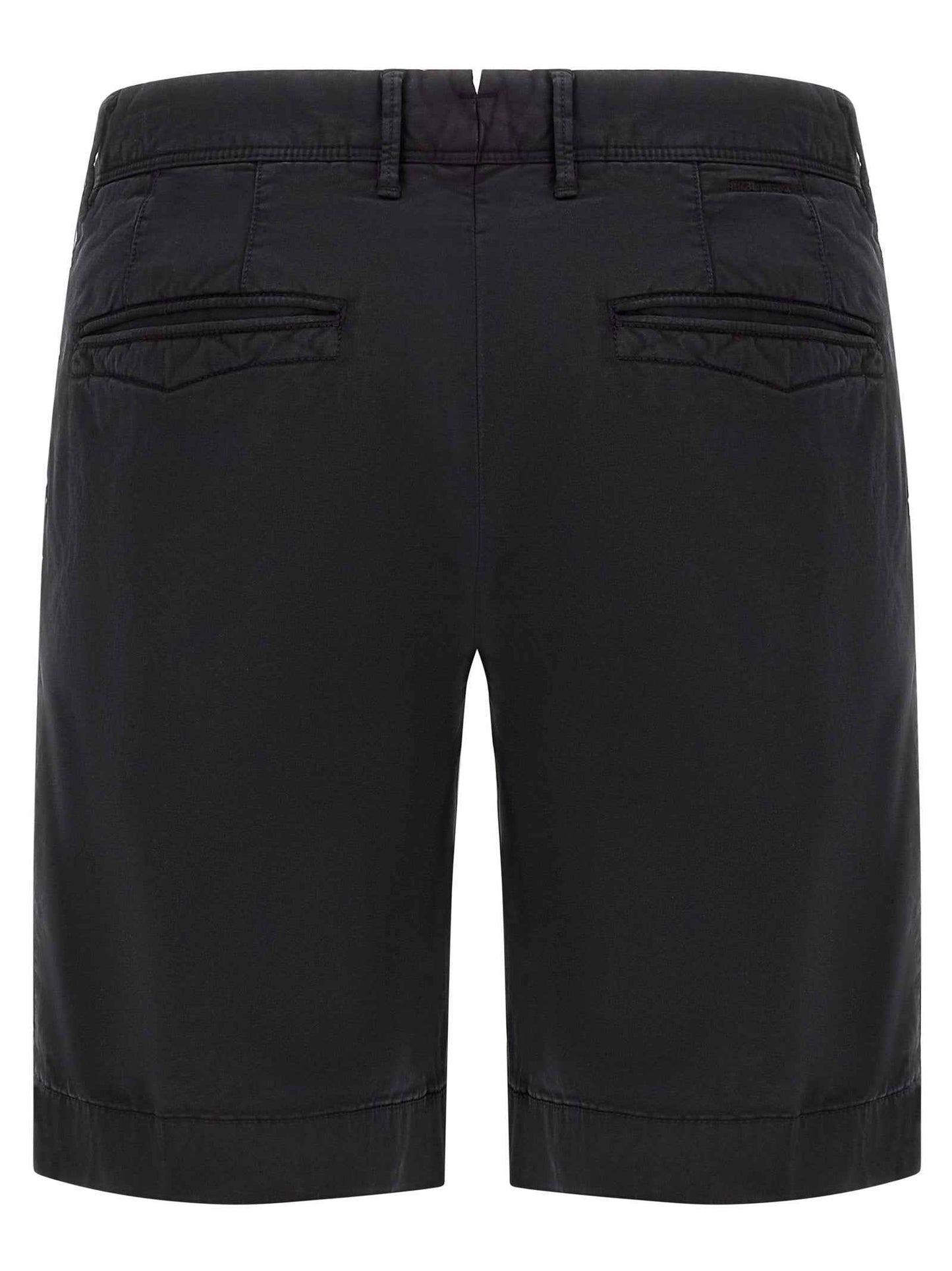 Blue Cotton Bermuda Shorts