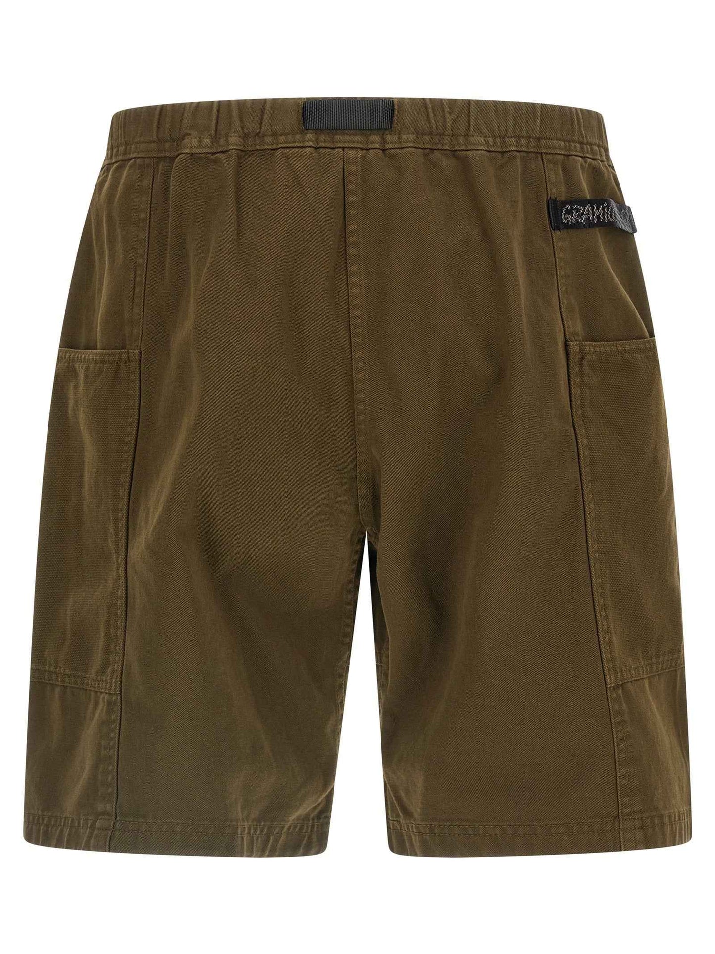 Brown Cotton Bermuda Shorts