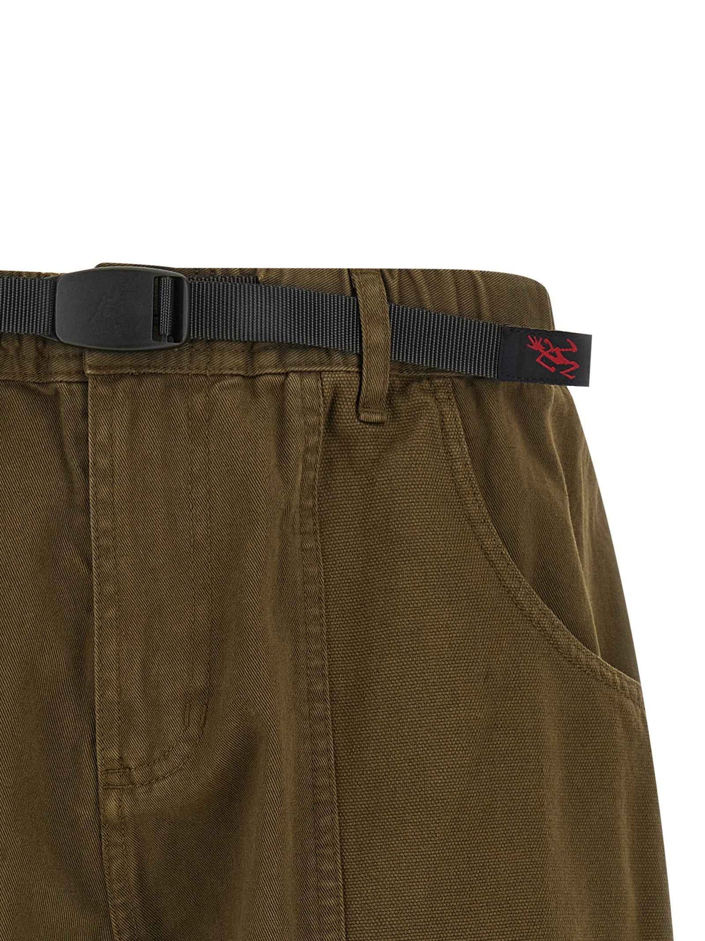 Brown Cotton Bermuda Shorts