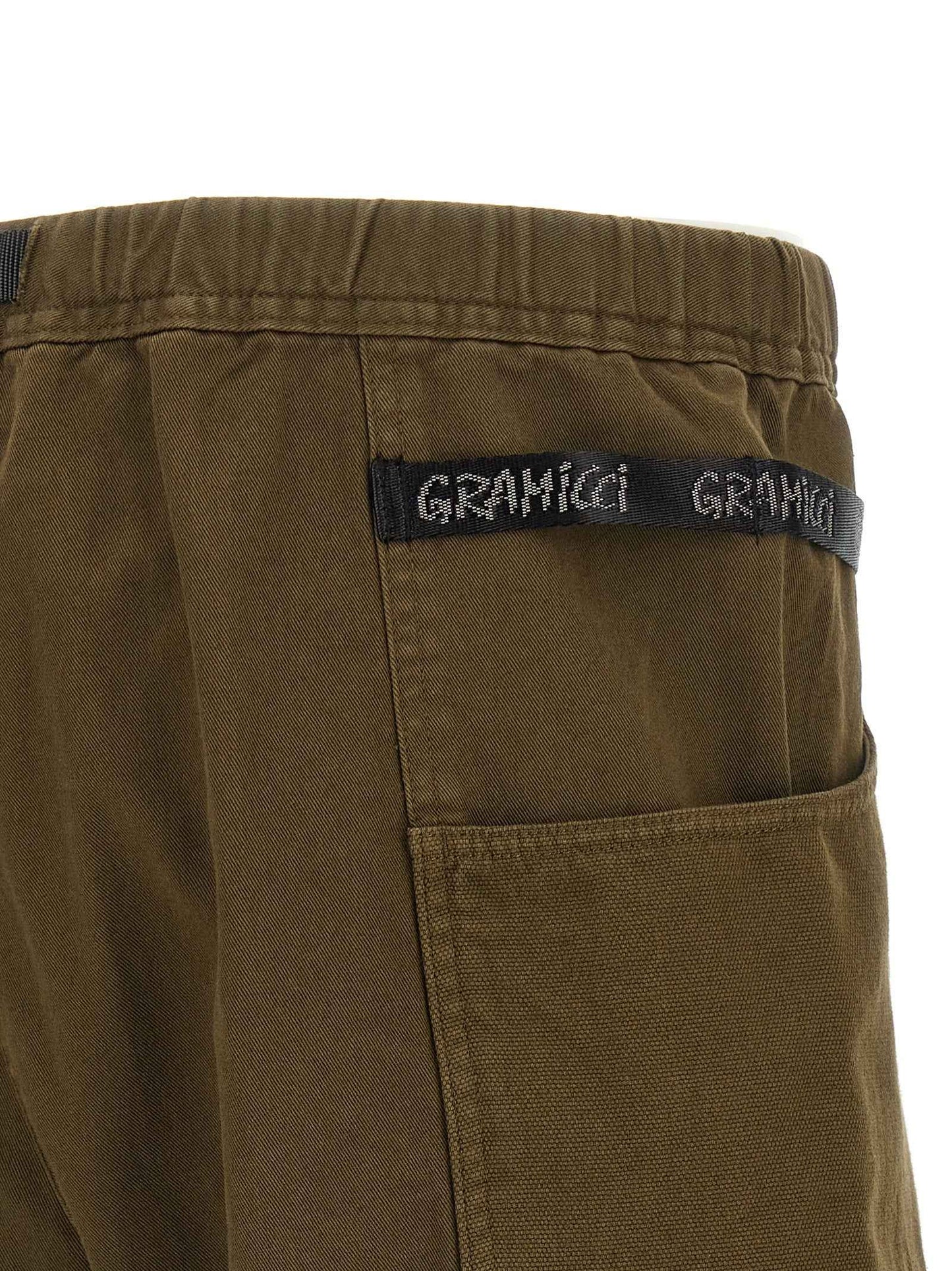 Brown Cotton Bermuda Shorts